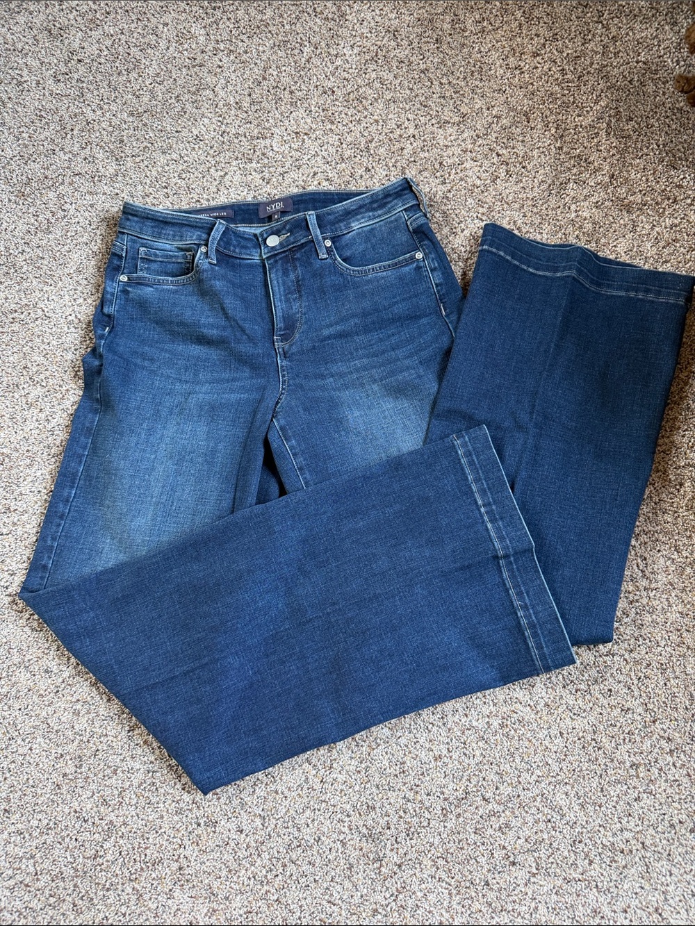 NWOT NYDJ Women's Teresa Wide Leg Denim Jeans - 8